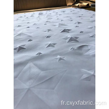 Tissu en microfibre de polyester avec relief 3D